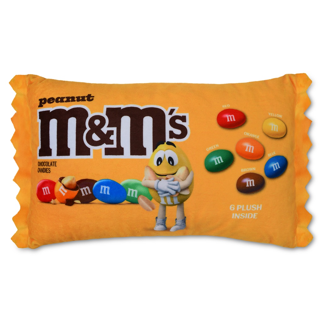 5 hot M&M pillows